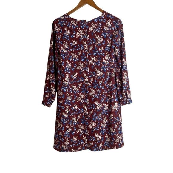 Madewell floral long sleeve shift dress. Size xxs - Picture 7 of 8